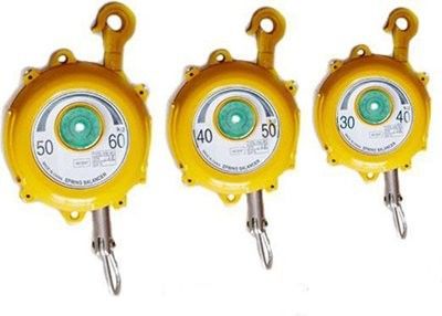 Balanceador de resorte industrial con llave de cierre, Balanceador de herramientas ajustable de 160 kg con cuerda de 6 mm