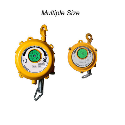 Balanceador de resorte industrial con llave de cierre, Balanceador de herramientas ajustable de 160 kg con cuerda de 6 mm