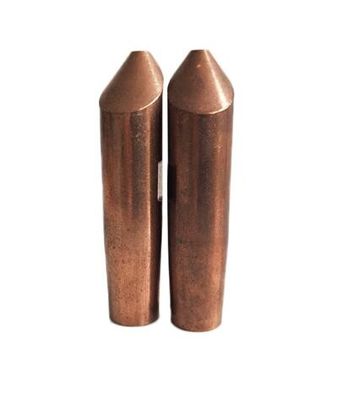 C18150 83HRB puntas rectas de soldador de electrodos punta de aleación de cobre
