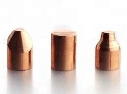 Electrodos de cobre de soldadura por puntos de estabilidad térmica, soldadura por puntos de punta de tapa CE