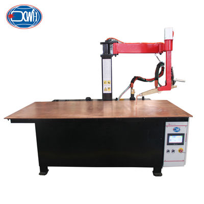 Máquina ISO de soldadura por puntos de mesa, máquina de soldadura por puntos de chapa de metal 200 mm de carrera
