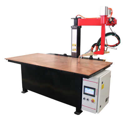 MF Mano de manivela 130KVA Máquina de soldadura de punto de mesa Pulso de CA de mano