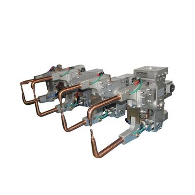 Máquina de soldadura de cañones robóticos para automóviles de cobre y metal M5 160 KVA