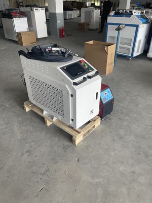 Reparación de acero de aluminio de fibra de láser soldador de haz de acero portátil pequeño portátil