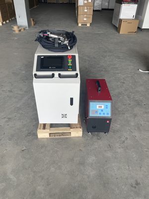 Máquina de soldadura por láser de fibra óptica de acero inoxidable industrial de mano