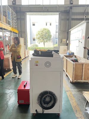 Máquina de corte por soldadura con láser de fibra de metal pequeña de mano 1kw 1000w