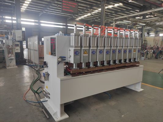 Proyección automática de pórtico con cabeza de varios puntos, máquina de soldadura por puntos en fila