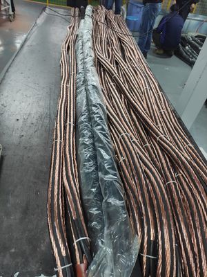 Cables refrigerados por agua de cobre Cables sin patadas para soldadoras de puntos de suspensión CNC