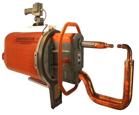 Máquina de soldadura de puntos neumáticos con resistencia manual suspendida