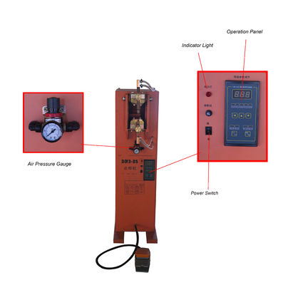 DN25 Resistencia 25KVA Rocker brazo punto de soldadura de la máquina pie operado