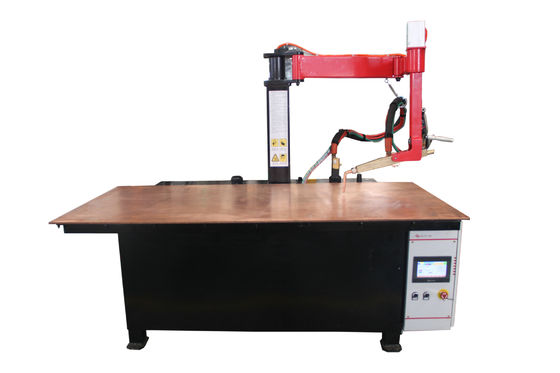 Brazo de manivela 130KVA 0.5Mpa Máquina de soldadura por puntos de CA con tabla de chapa galvanizada