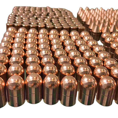 Aduana de soldadura de los casquillos del electrodo de la extremidad de la soldadura por puntos de la resistencia para la máquina de la soldadura de punto